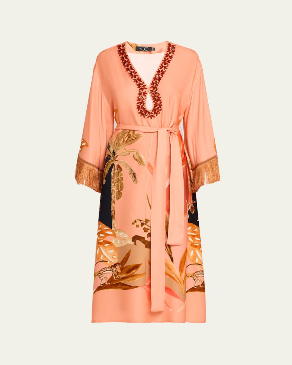 Bananier Long Caftan Coverup